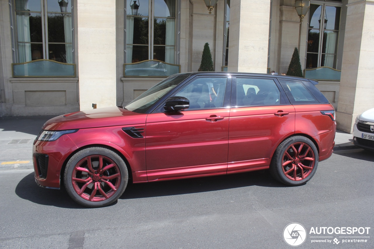 Land Rover Range Rover Sport SVR 2018