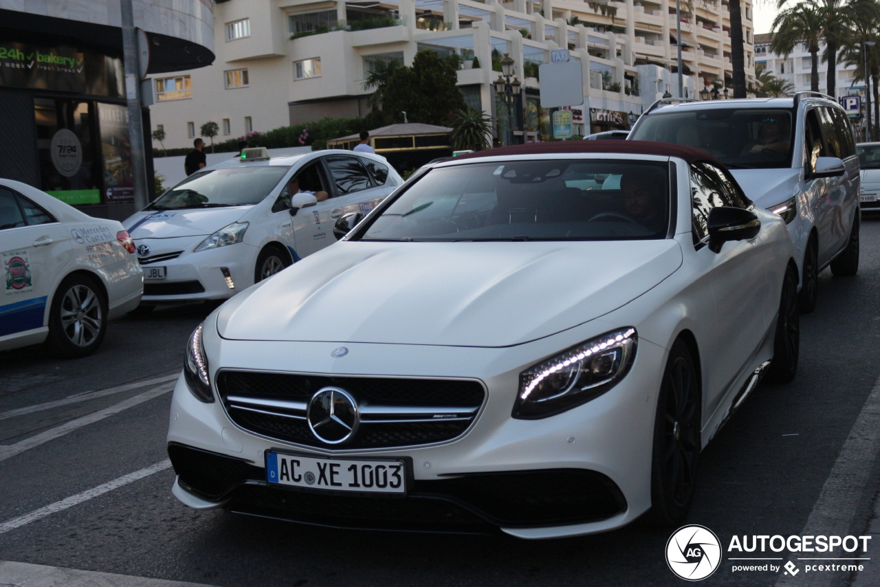 Mercedes-AMG S 63 Convertible A217