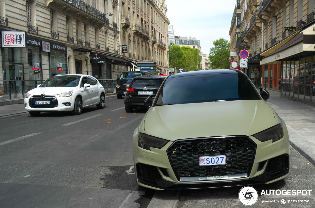 Audi RS3 Sportback 8V 2018