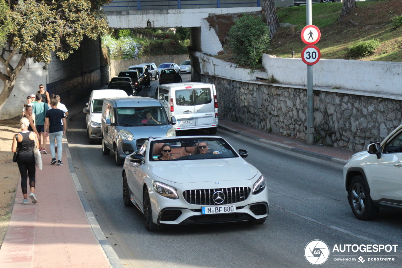 Mercedes-AMG S 63 Convertible A217 2018