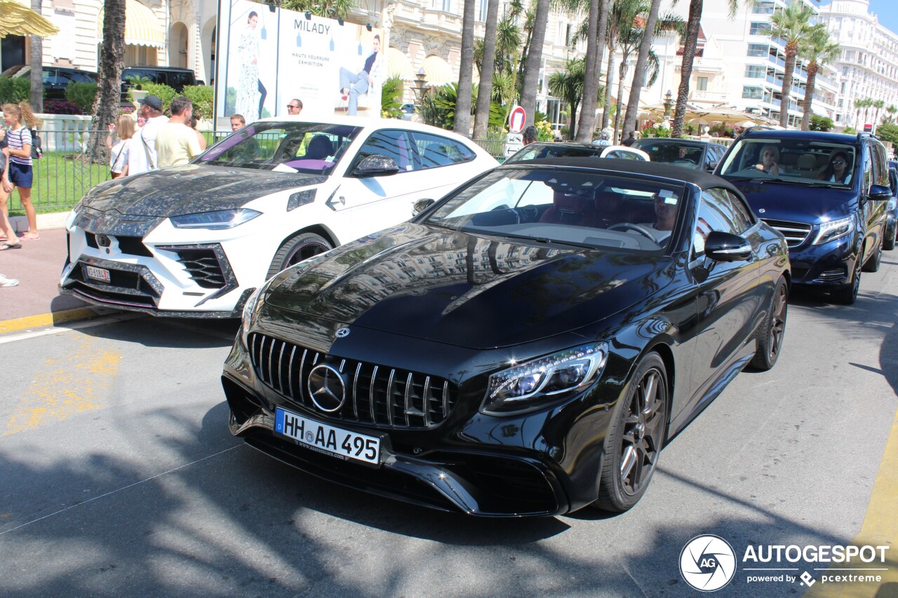 Mercedes-AMG S 63 Convertible A217 2018