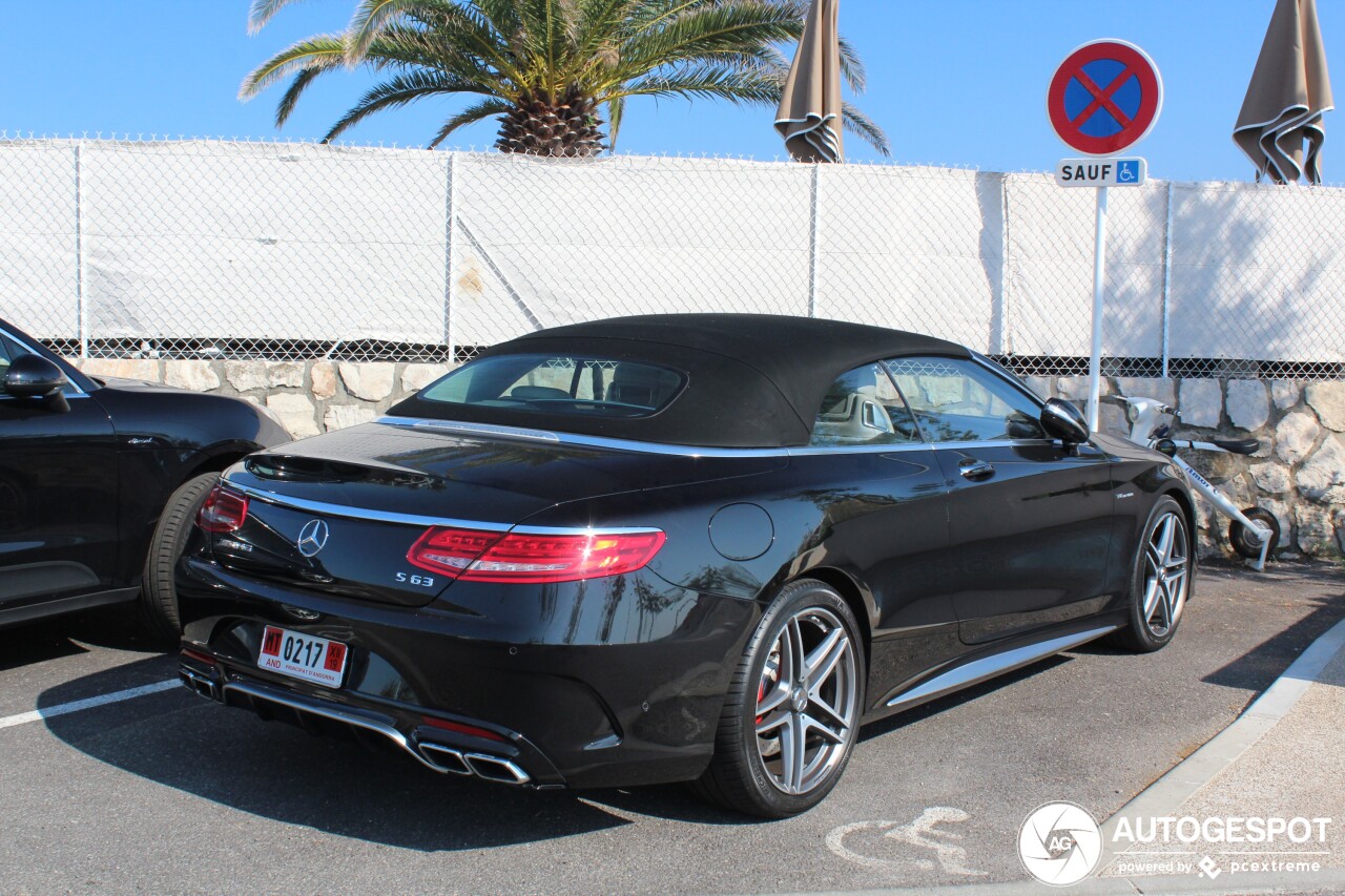 Mercedes-AMG S 63 Convertible A217