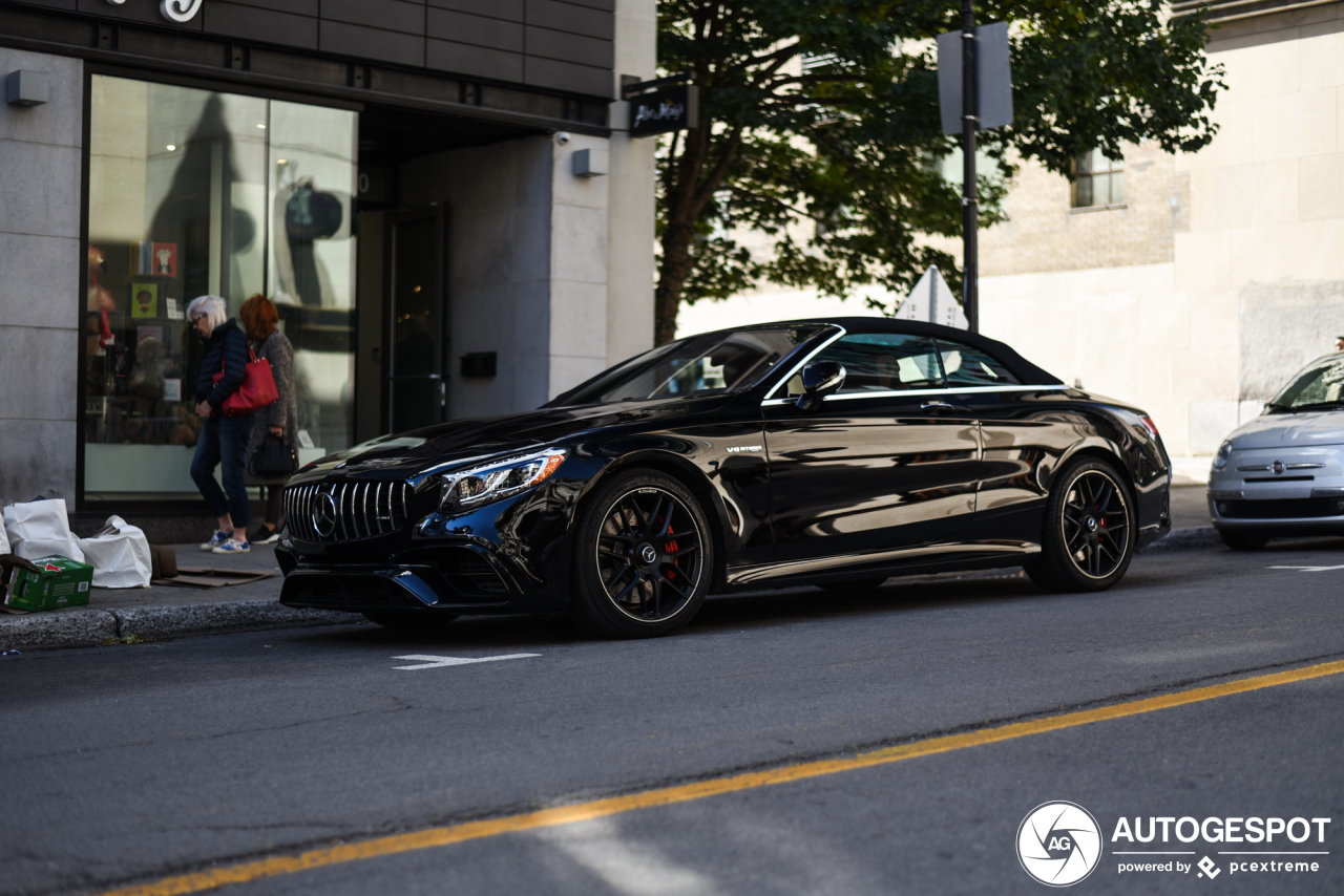 Mercedes-AMG S 63 Convertible A217 2018