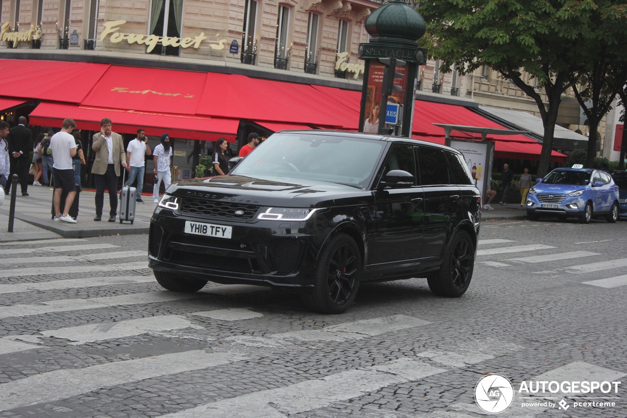 Land Rover Range Rover Sport SVR 2018