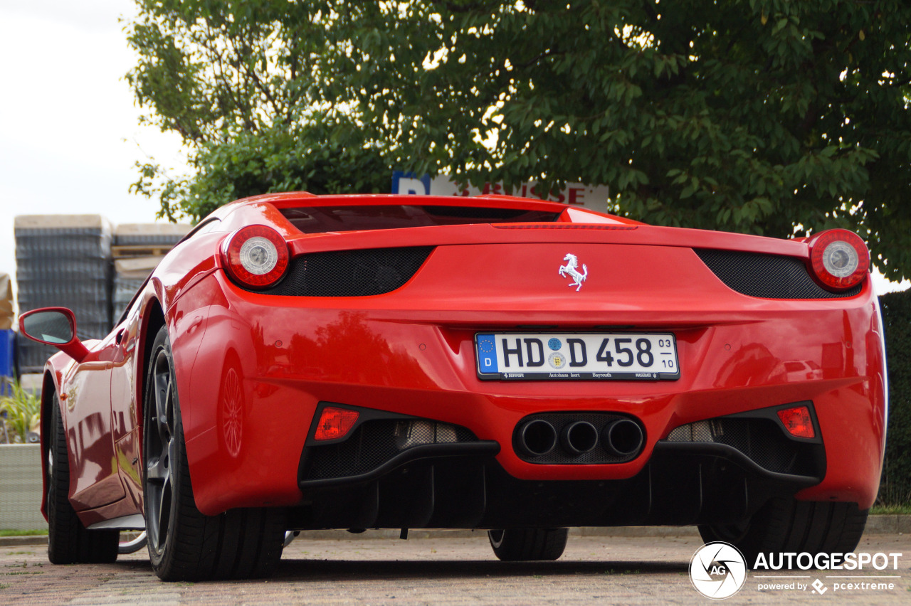 Ferrari 458 Spider