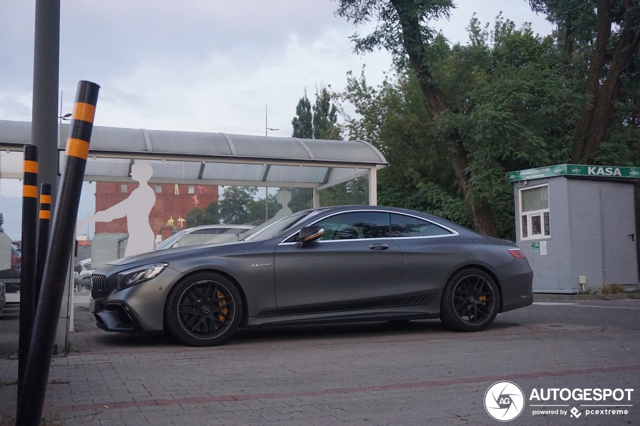 Mercedes-AMG S 63 Coupé C217 2018 Yellow Night Edition