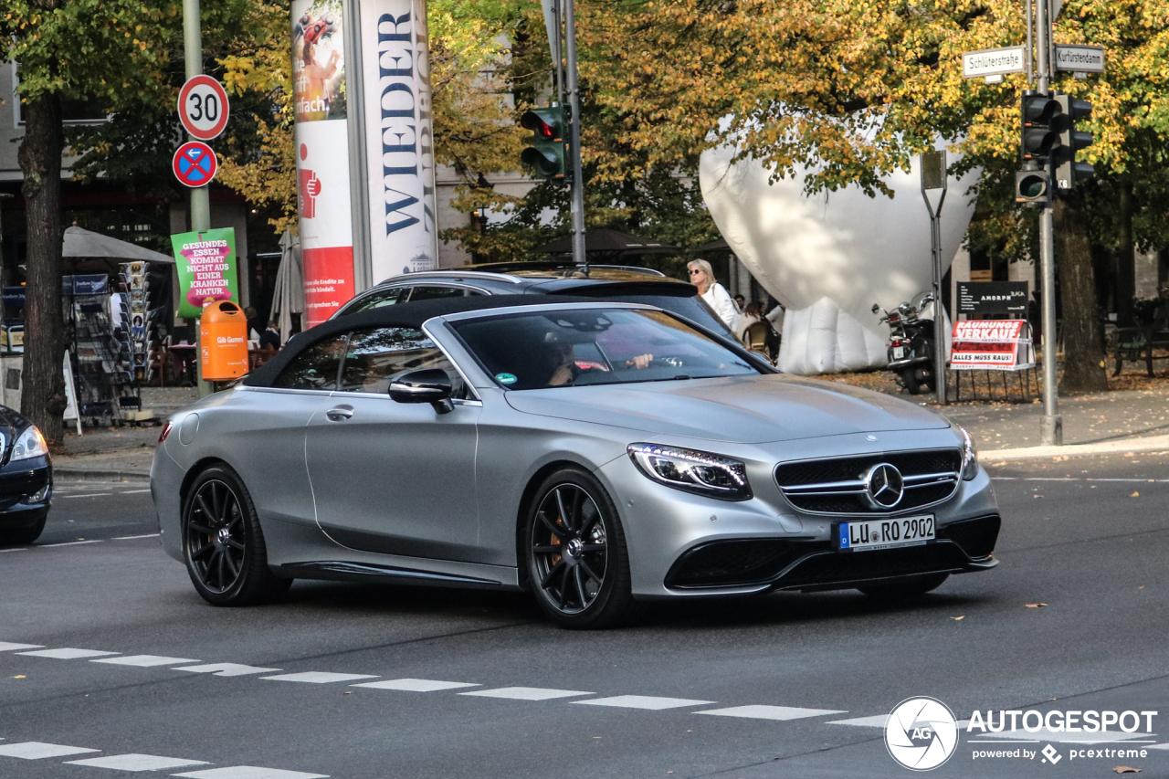 Mercedes-AMG S 63 Convertible A217