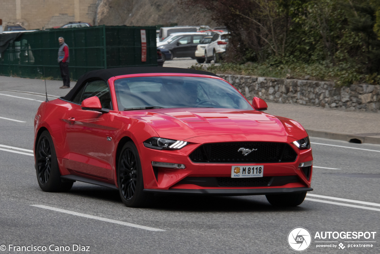 Ford Mustang GT Convertible 2018