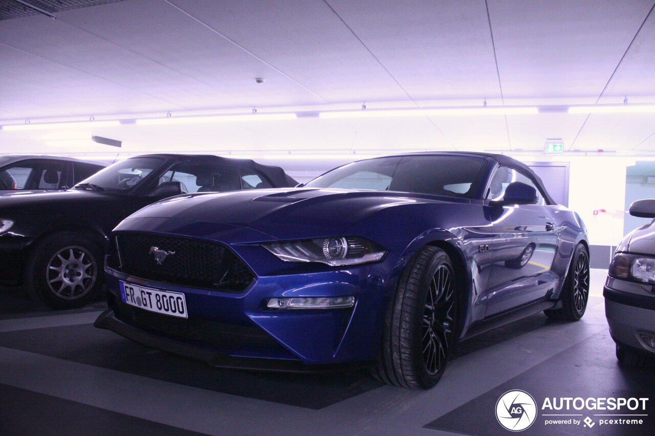 Ford Mustang GT Convertible 2018