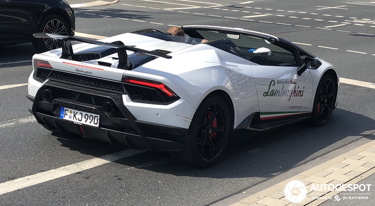 Lamborghini Huracán LP640-4 Performante Spyder