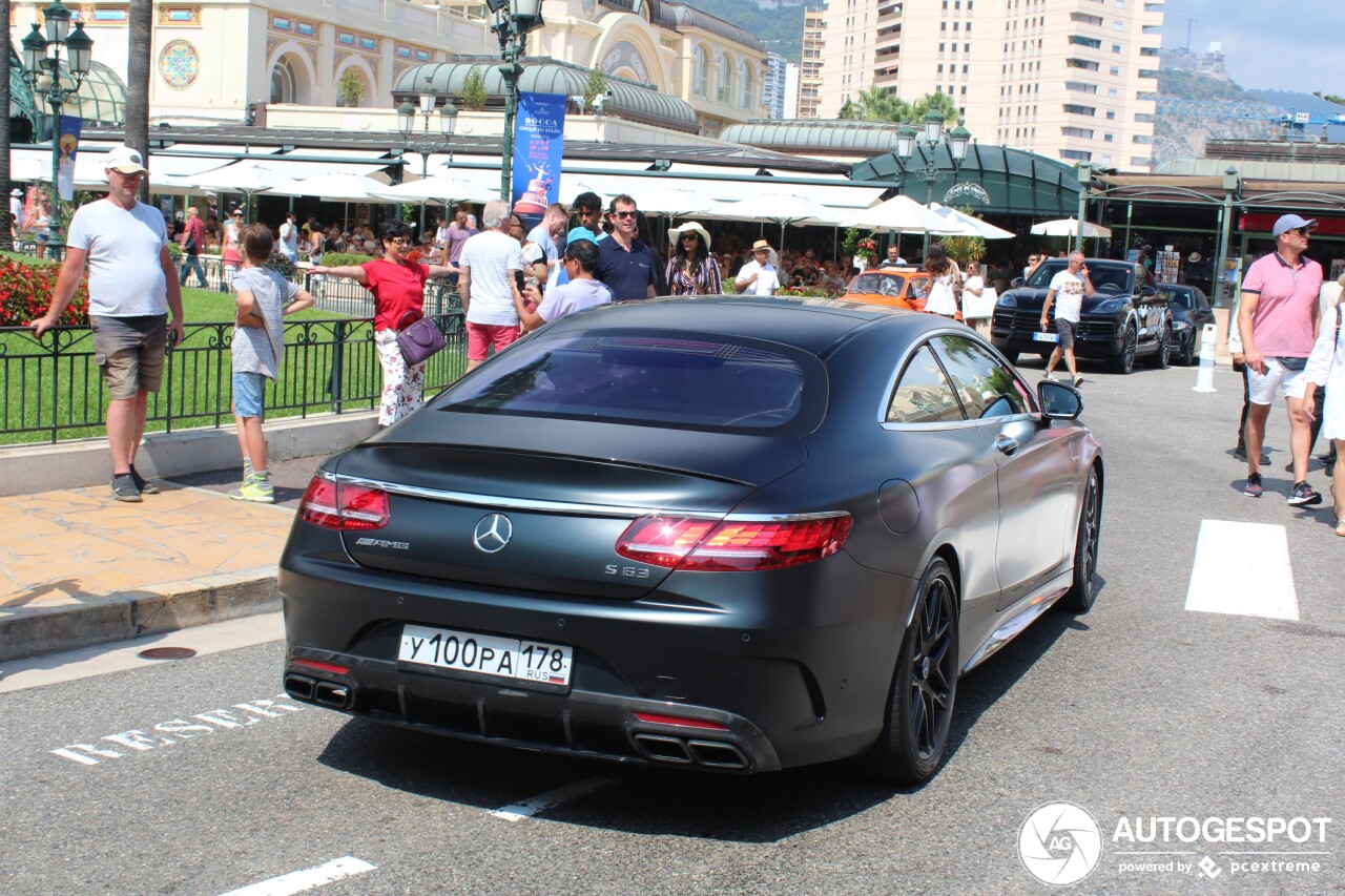 Mercedes-AMG S 63 Coupé C217 2018 Yellow Night Edition