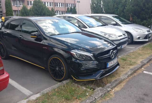 Mercedes-AMG A 45 W176 Yellow Night Edition