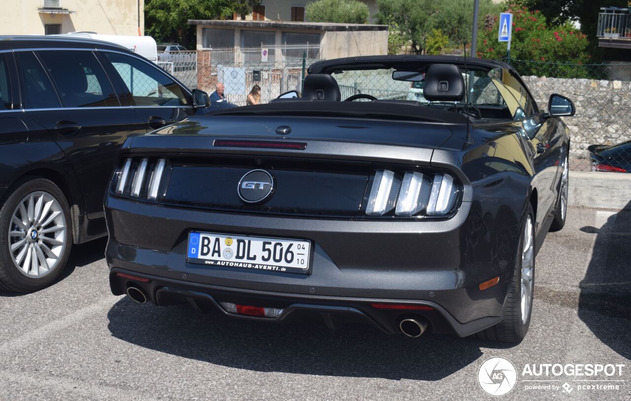 Ford Mustang GT Convertible 2015