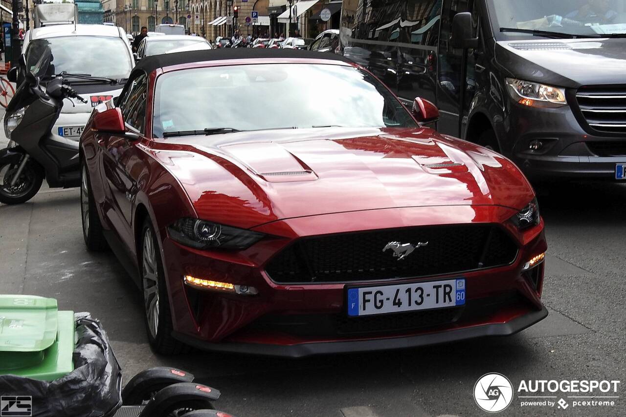 Ford Mustang GT Convertible 2018