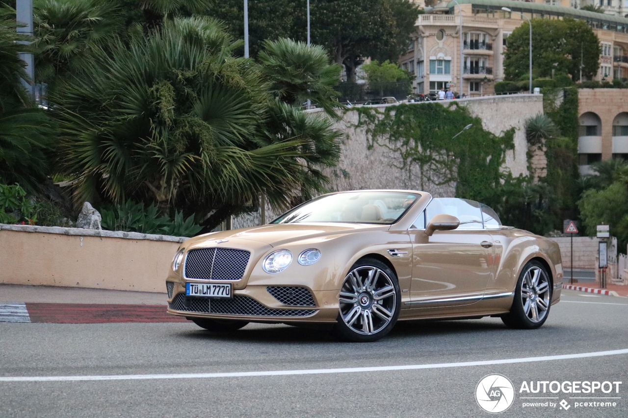 Bentley Continental GTC V8 S 2016 Timeless Series