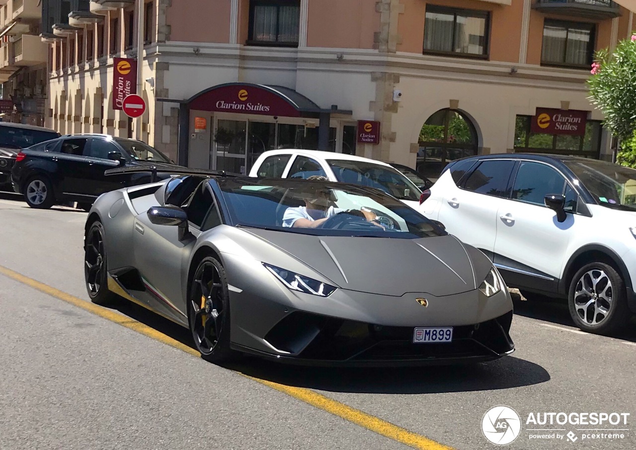 Lamborghini Huracán LP640-4 Performante Spyder