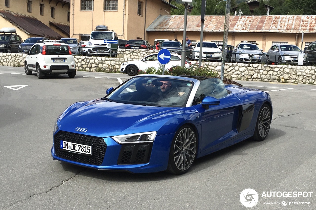 Audi R8 V10 Spyder 2016