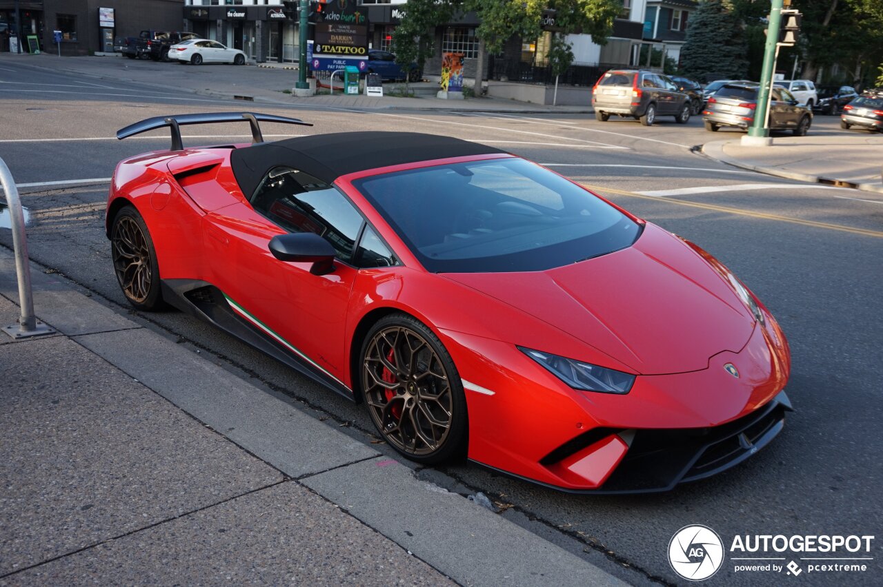 Lamborghini Huracán LP640-4 Performante Spyder