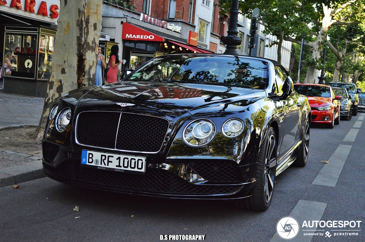 Bentley Continental GTC V8 S 2016