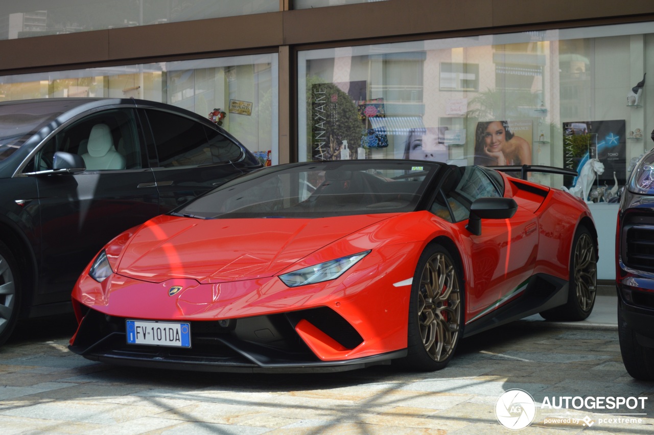 Lamborghini Huracán LP640-4 Performante Spyder