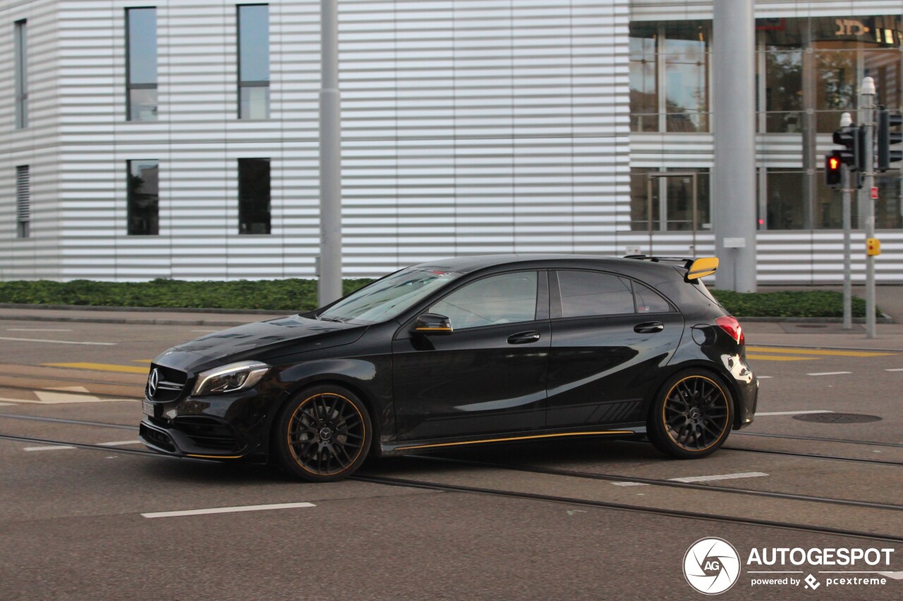 Mercedes-AMG A 45 W176 Yellow Night Edition