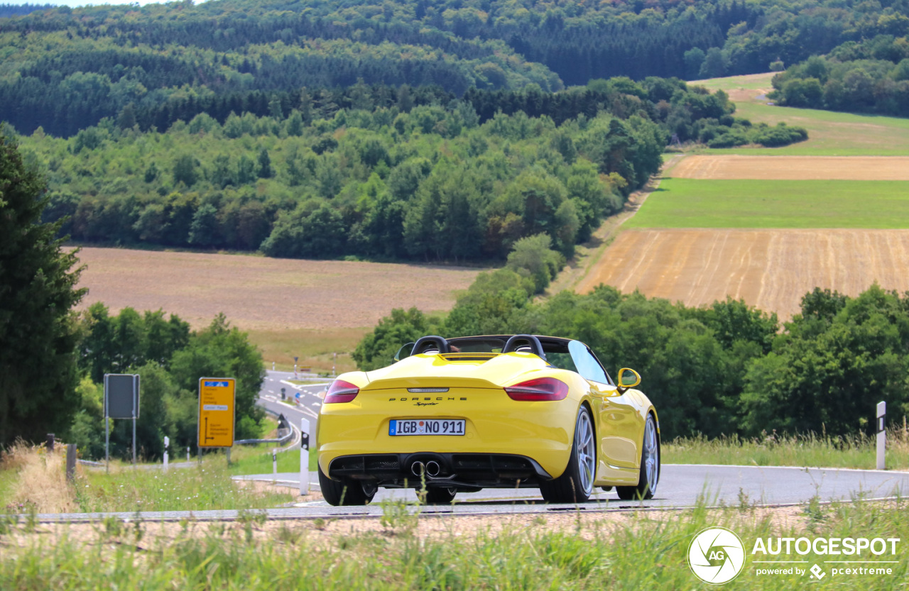 Porsche 981 Boxster Spyder