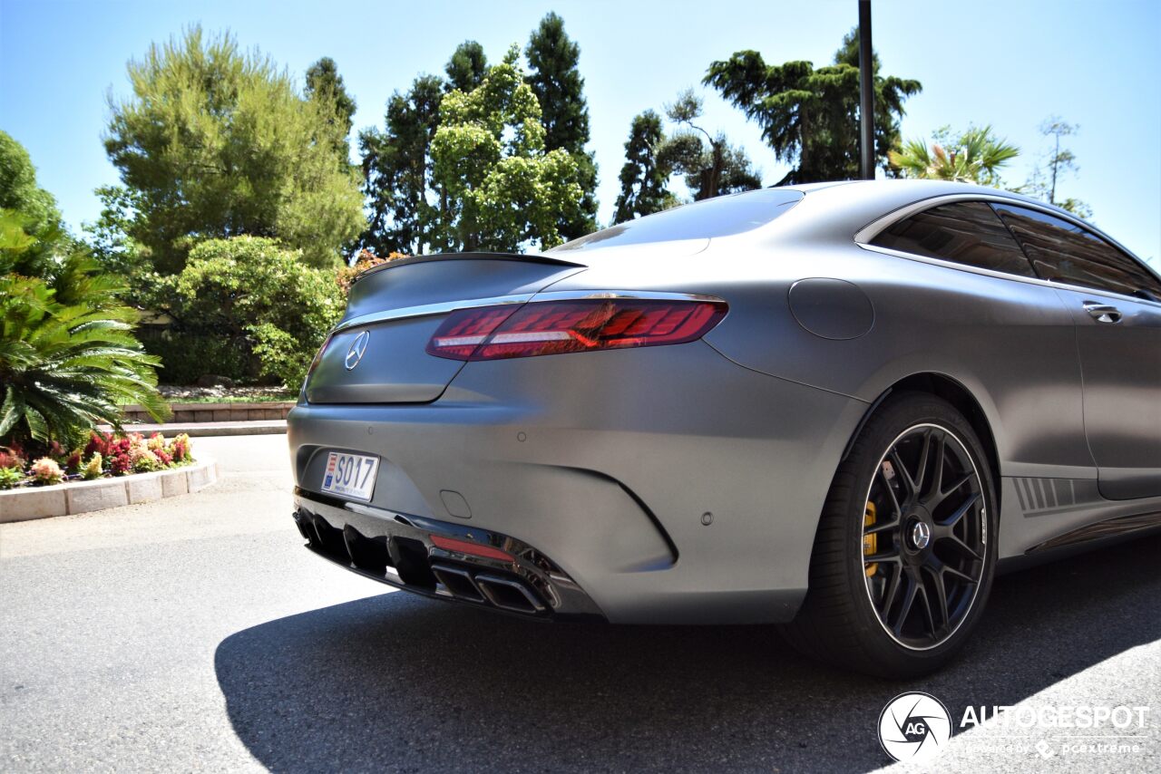 Mercedes-AMG S 63 Coupé C217 2018 Yellow Night Edition