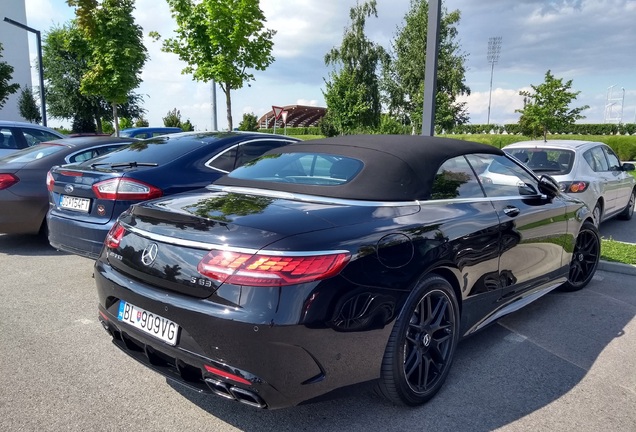 Mercedes-AMG S 63 Convertible A217 2018