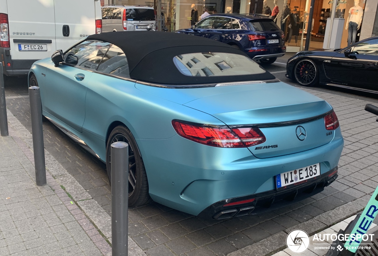 Mercedes-AMG S 63 Convertible A217 2018