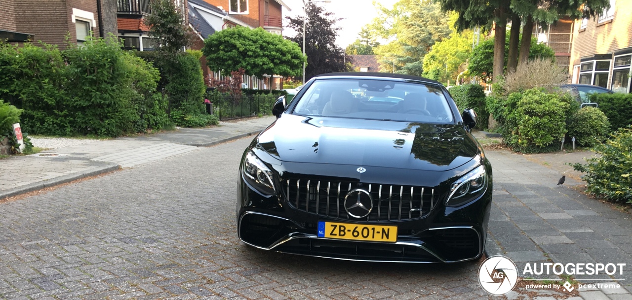 Mercedes-AMG S 63 Convertible A217 2018