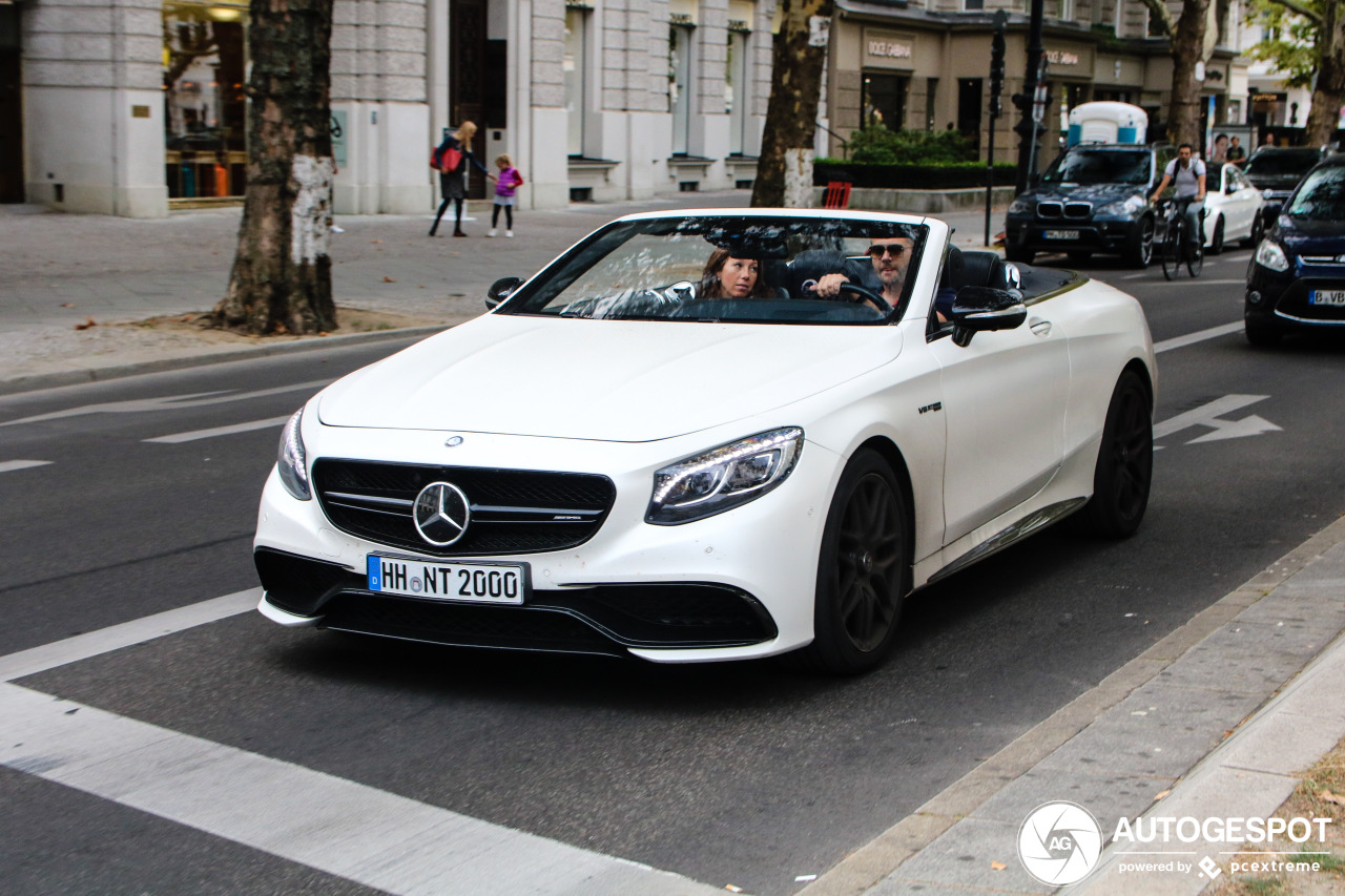 Mercedes-AMG S 63 Convertible A217