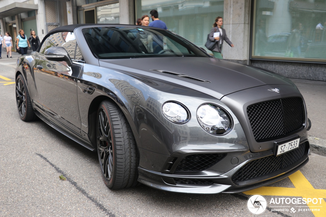 Bentley Continental Supersports Convertible 2018