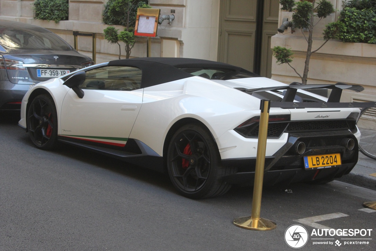 Lamborghini Huracán LP640-4 Performante Spyder