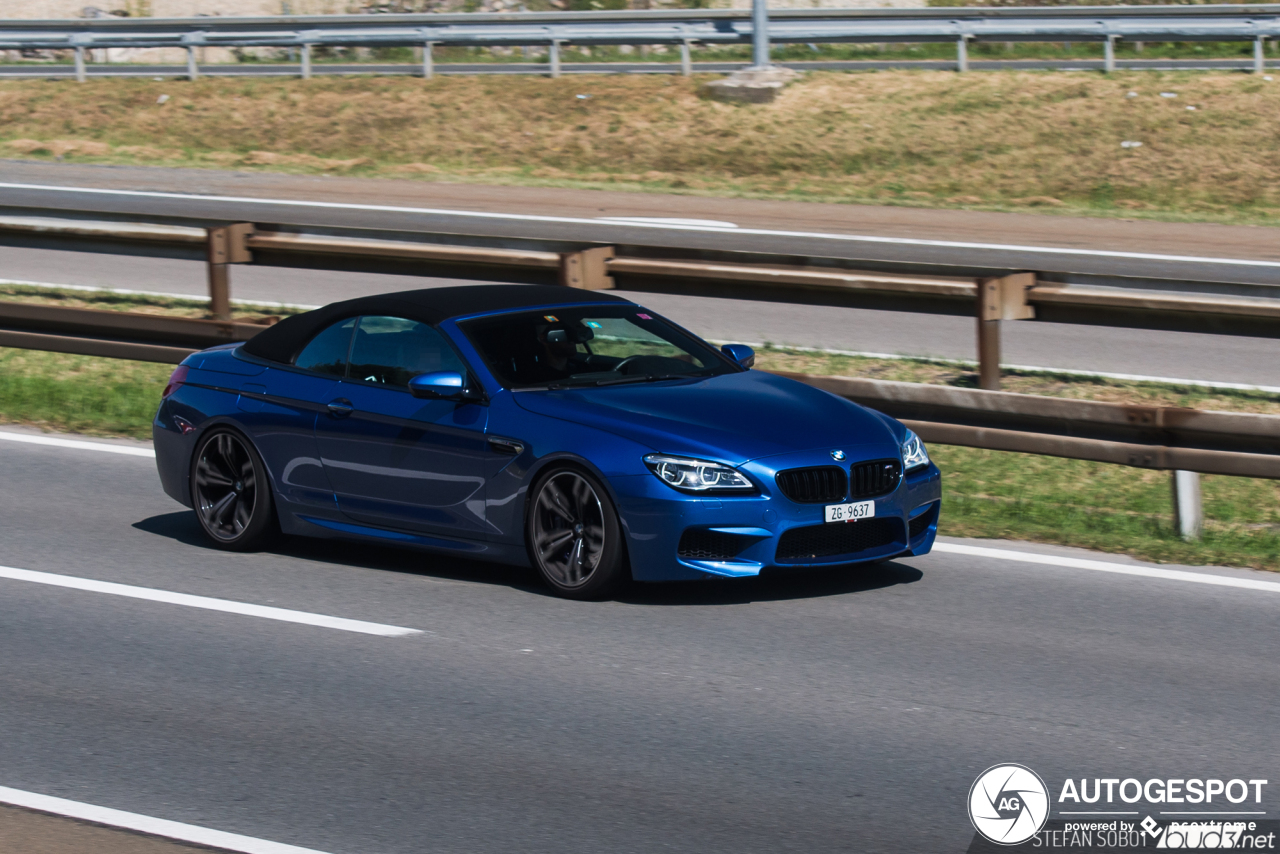 BMW M6 F12 Cabriolet 2015