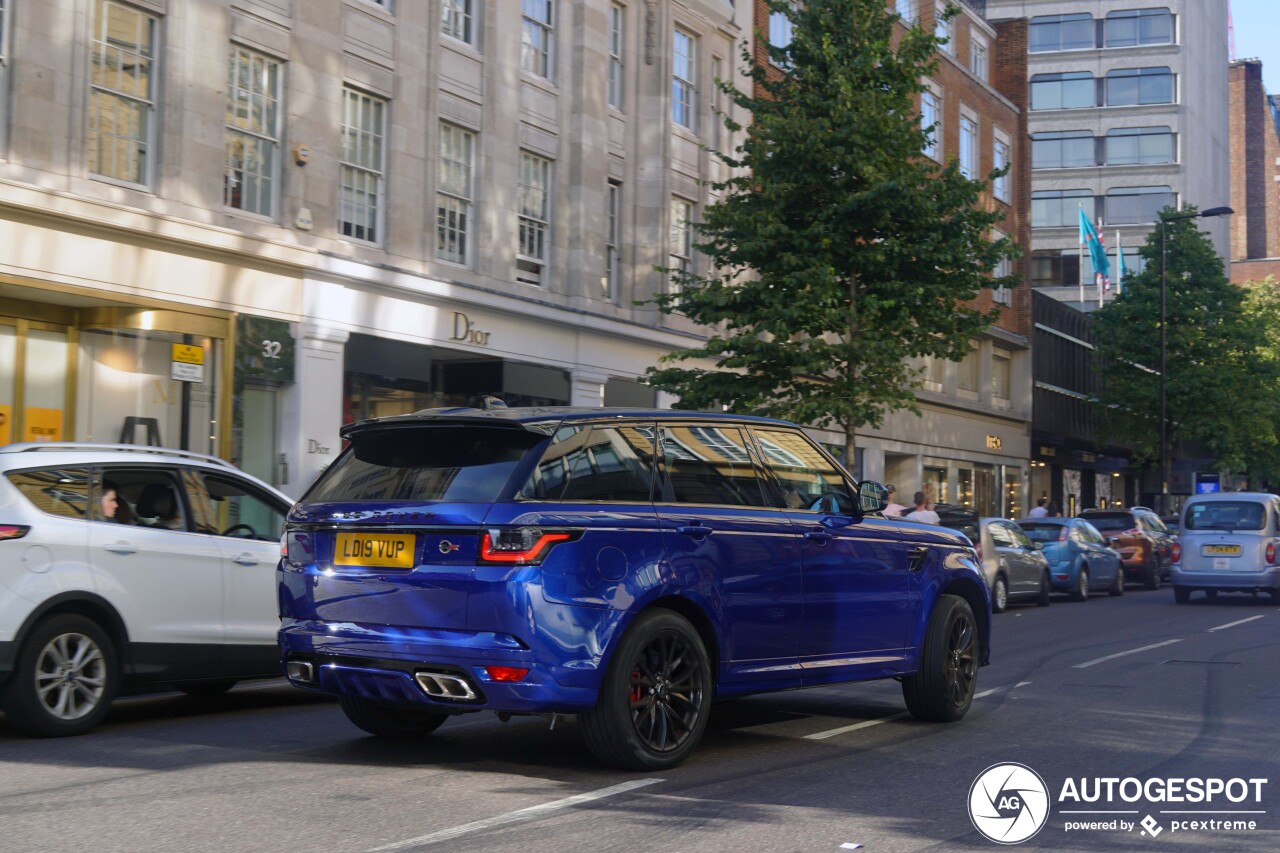 Land Rover Range Rover Sport SVR 2018