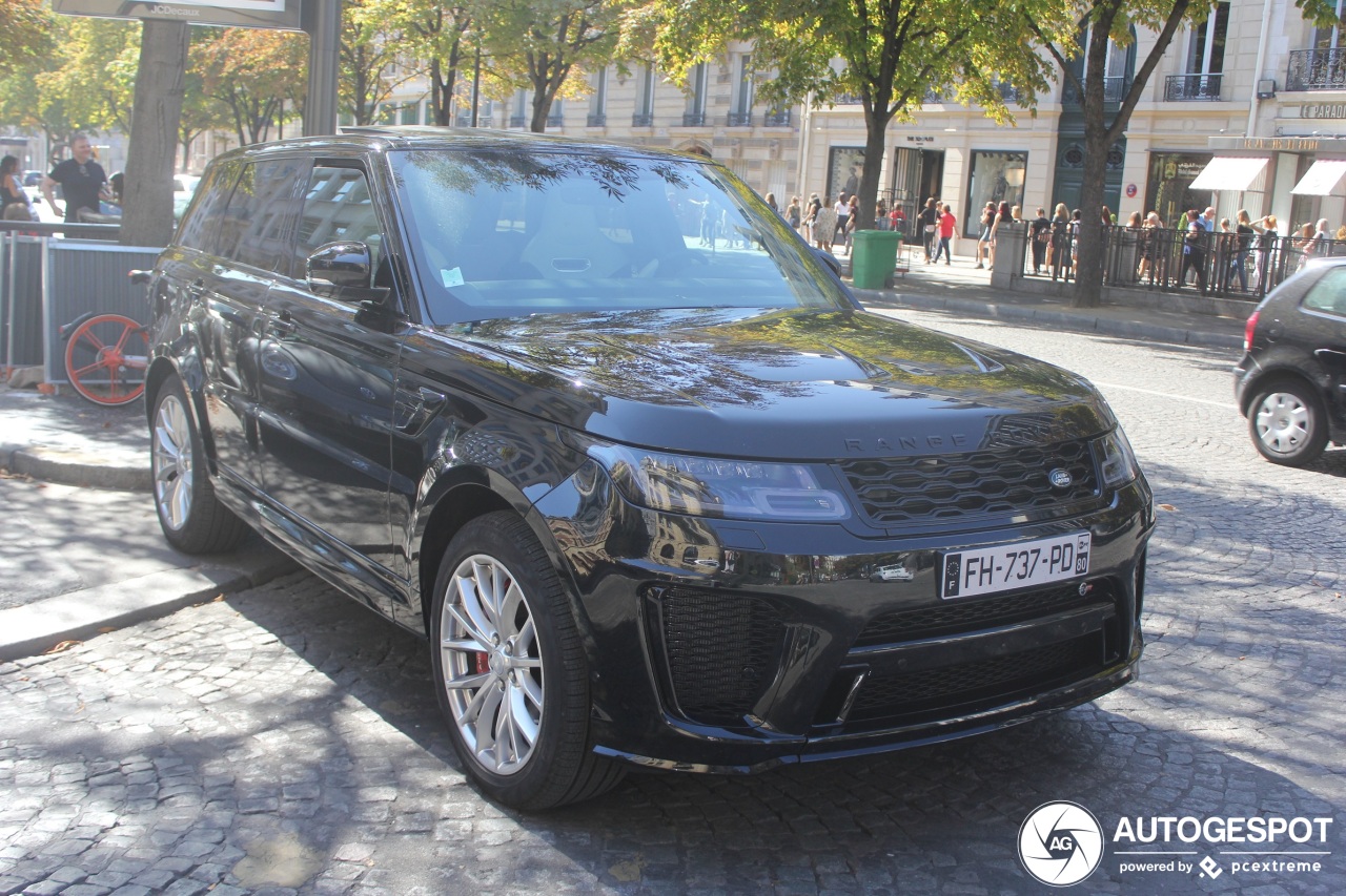 Land Rover Range Rover Sport SVR 2018