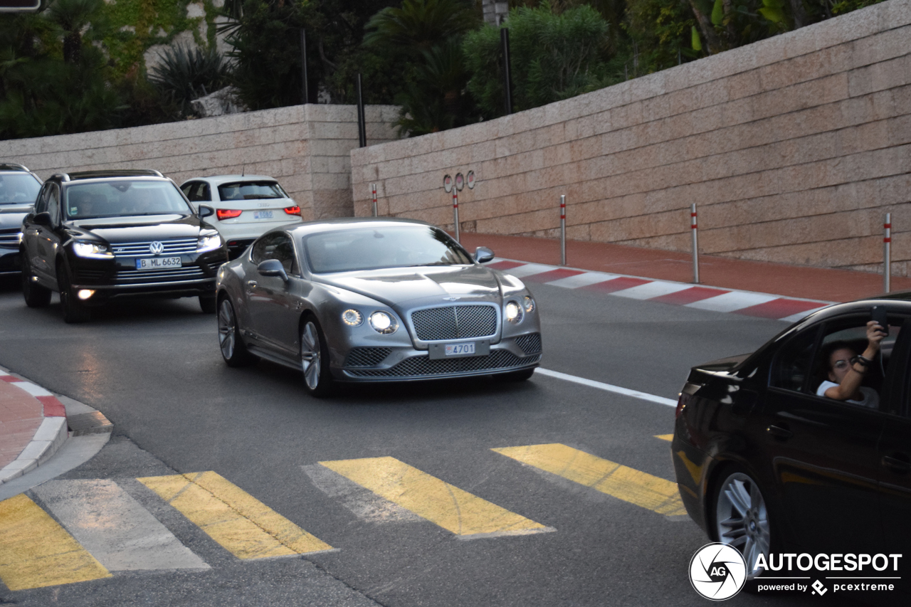 Bentley Continental GT Speed 2016