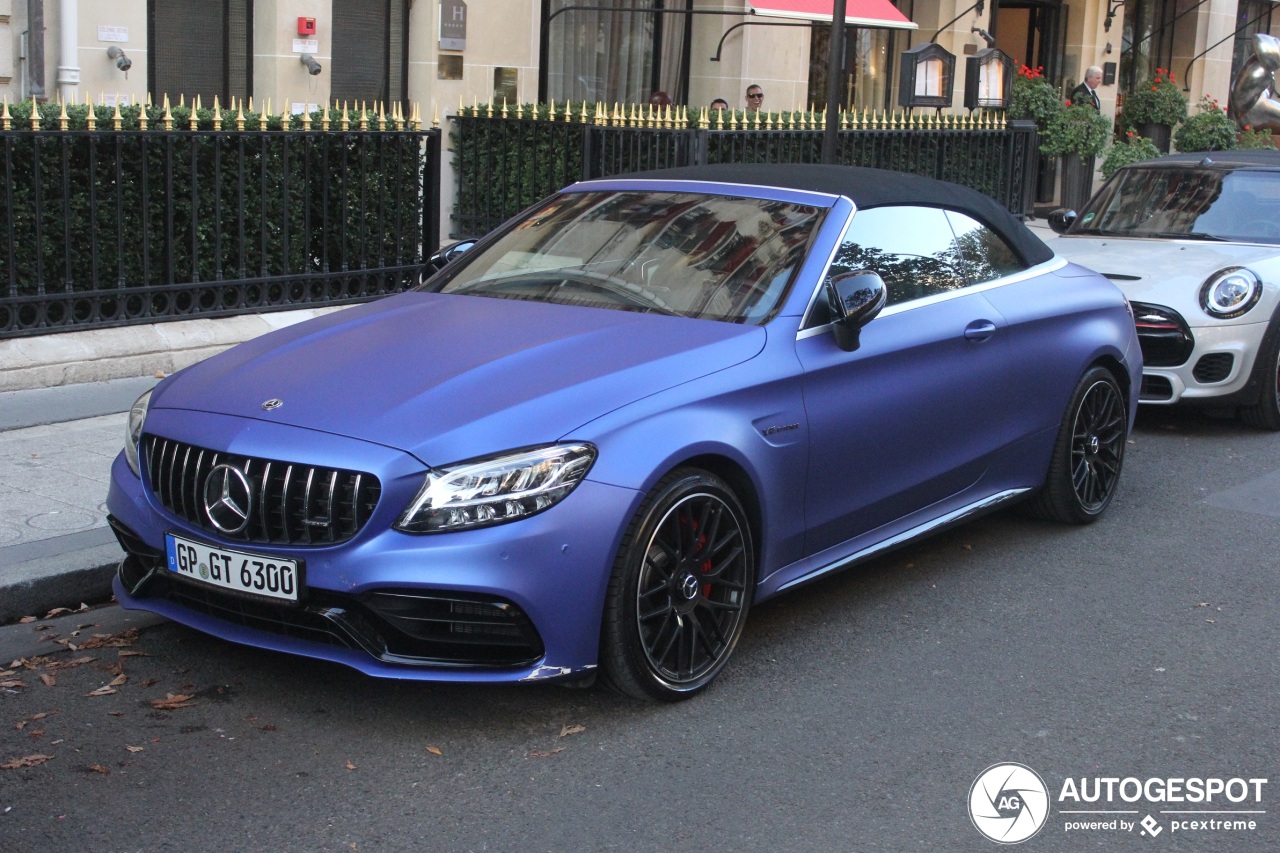 Mercedes-AMG C 63 S Convertible A205 2018