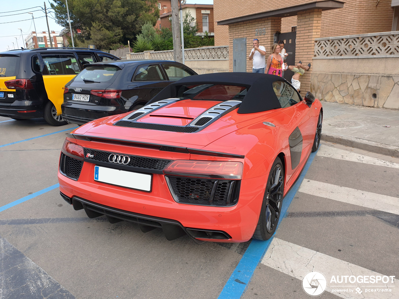 Audi R8 V10 Plus Spyder 2017