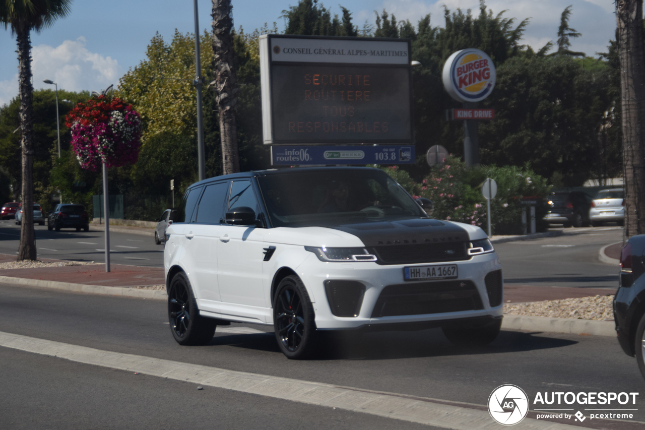 Land Rover Range Rover Sport SVR 2018