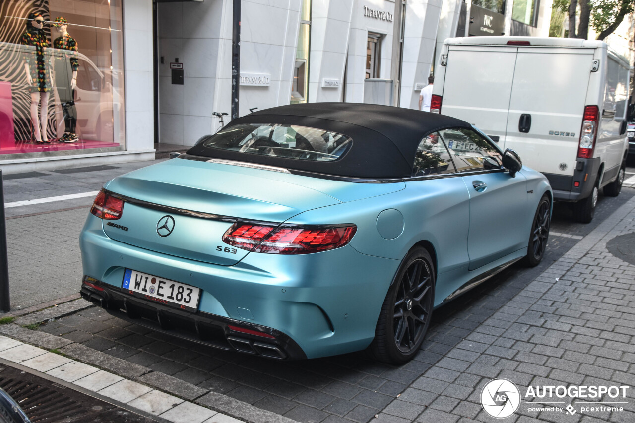 Mercedes-AMG S 63 Convertible A217 2018