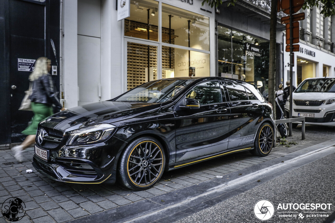 Mercedes-AMG A 45 W176 Yellow Night Edition