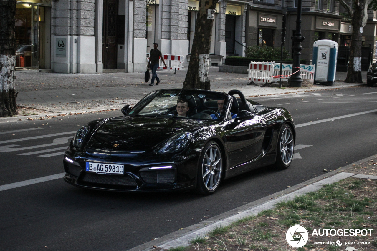 Porsche 981 Boxster Spyder