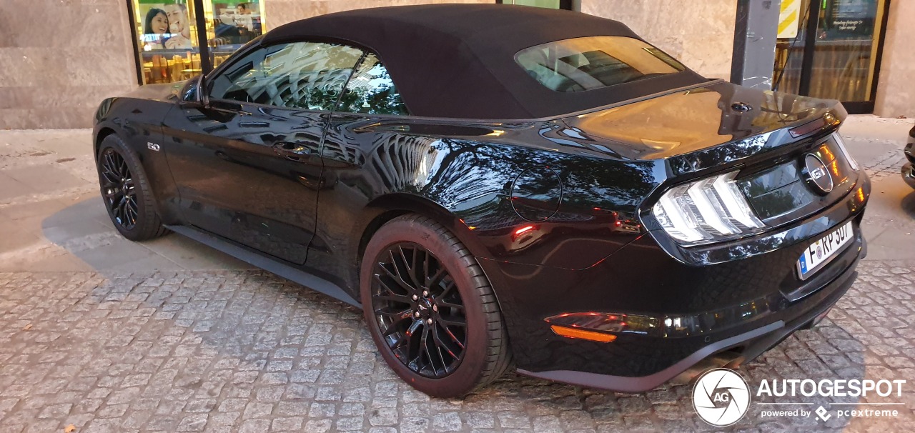 Ford Mustang GT Convertible 2018