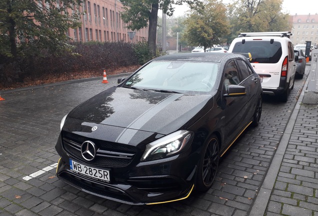 Mercedes-AMG A 45 W176 Yellow Night Edition