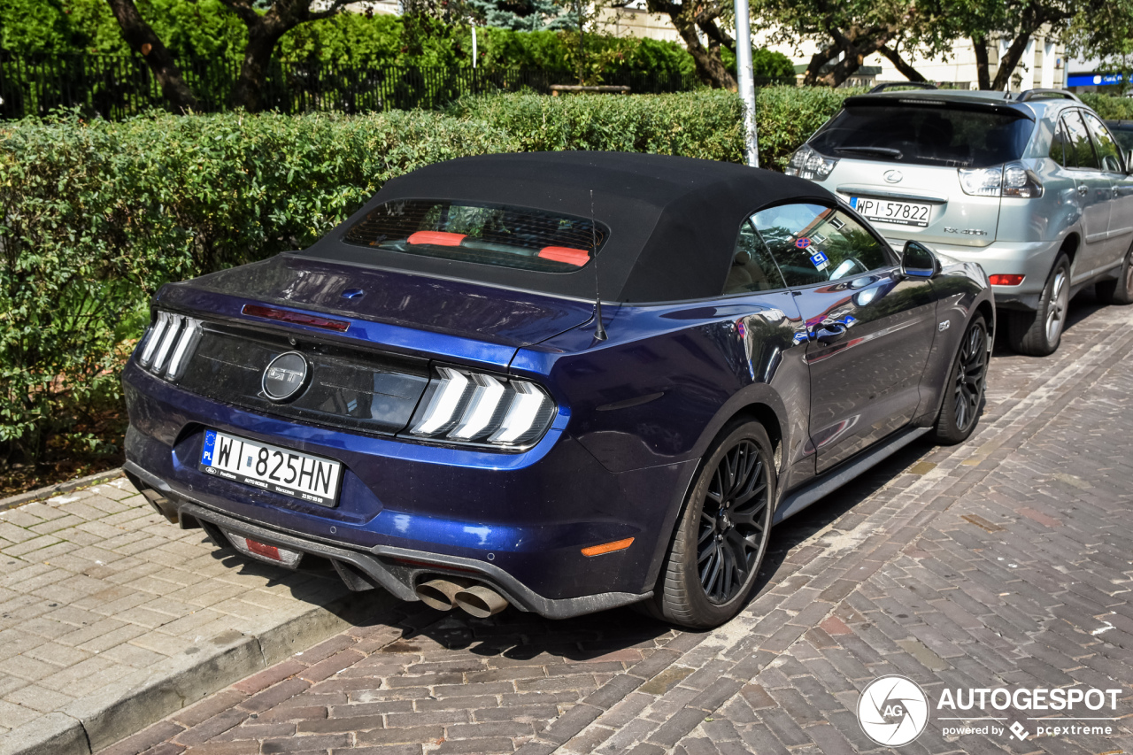 Ford Mustang GT Convertible 2018