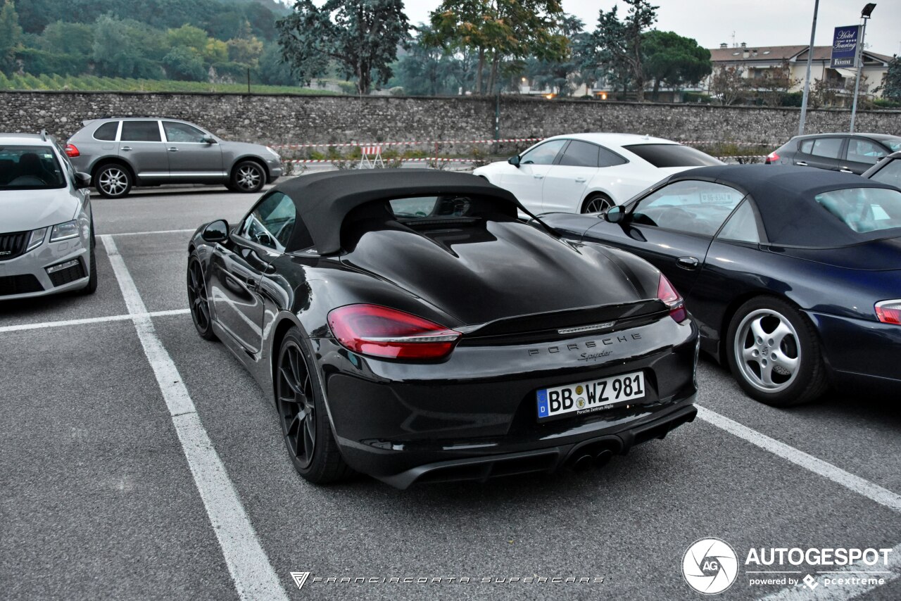 Porsche 981 Boxster Spyder