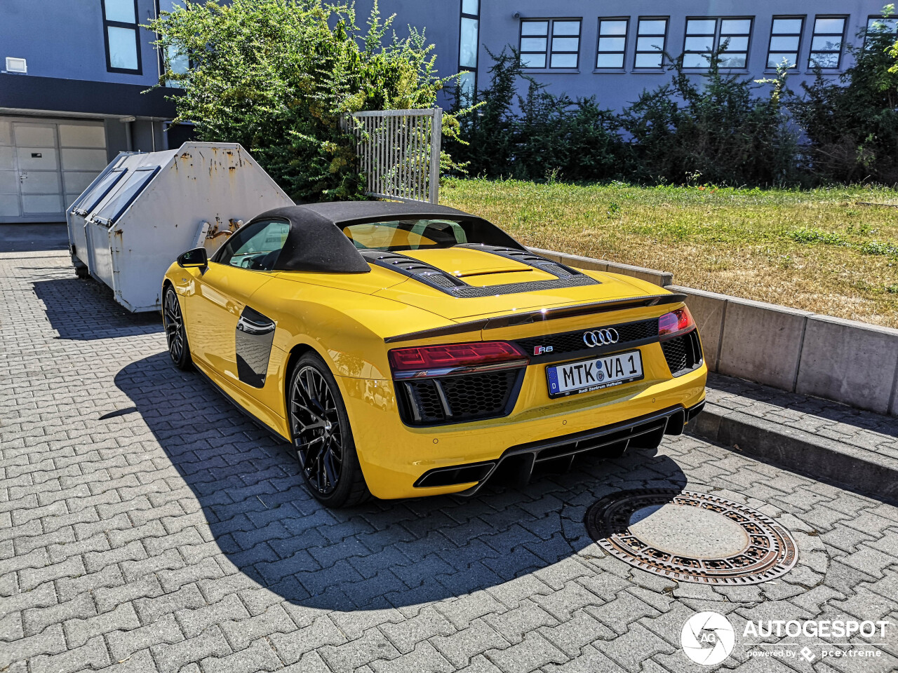 Audi R8 V10 Plus Spyder 2017