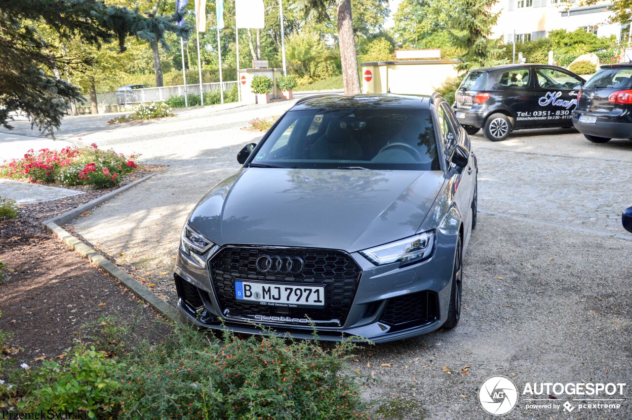 Audi RS3 Sportback 8V 2018