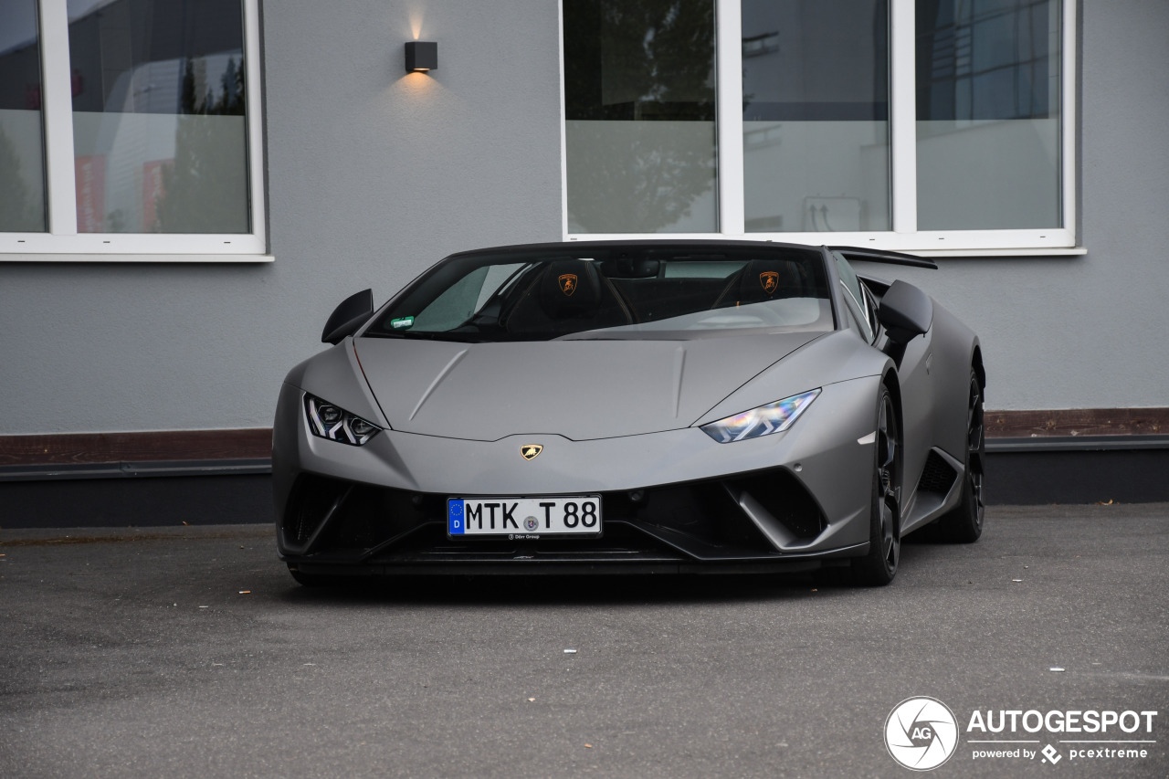 Lamborghini Huracán LP640-4 Performante Spyder